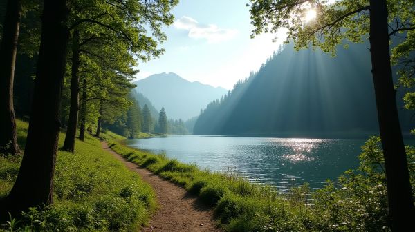 Parcourir les sentiers de randonnée autour du lac de la Raviège