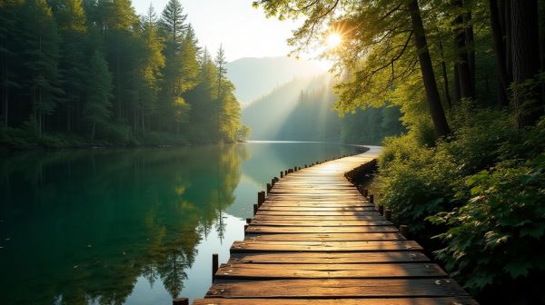 Parcourir les sentiers de randonnée autour du lac de la Raviège